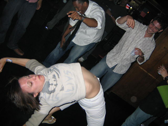Dancing to B/D at the 2500 Club Dancing to B/D at the 2500 Club