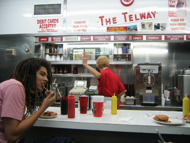 5am sliders at the Telway 5am sliders at the Telway