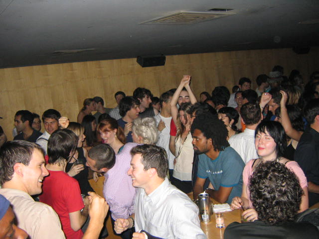 Crowd at APT in NYC Crowd at APT in NYC